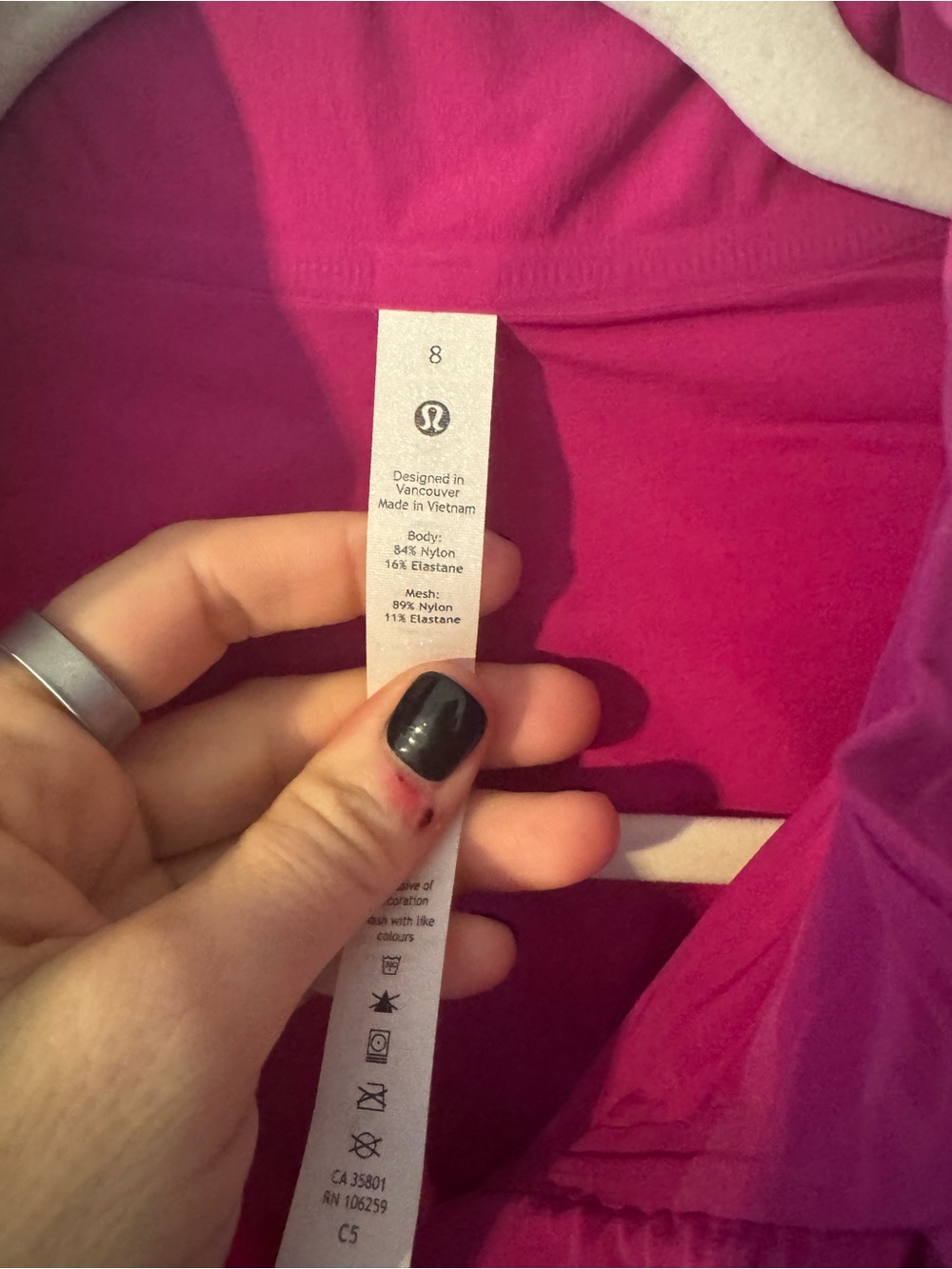 Lululemon Fast and Free Windbreaker In Ripened Raspberry Size 8 - Picture 4 of 7